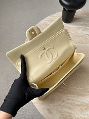 Fortok Chanel Flap Bag Light Yellow Gold Hardware 15.5x25.5x6.5cm - 2
