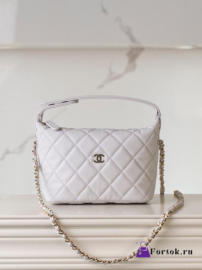 Fortok Chanel 25C Hobo Classic Chain Evening Bag 21.5x19x6cm - 1