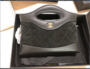 Fortok Chanel 31 Nano bag in Black 17.5x20.5x4cm - 1