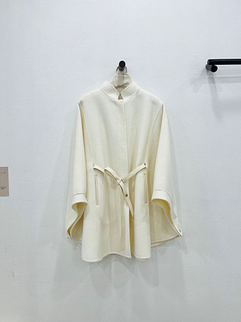 Fortok Loro piana cashmere cape Cream 
