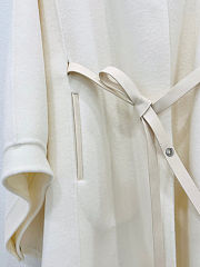Fortok Loro piana cashmere cape Cream  - 5