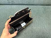 Fortok Valentino Garavani Small Locò Crystal-Embellished Leather Handle Bag Gold 20x11x5cm - 5