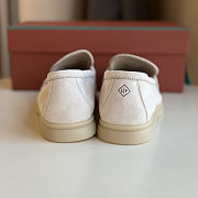 Fortok Loro piana Summer Charms Walk Loafer Suede Pearl  - 5