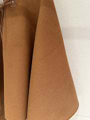 Fortok Loro Piana Cashmere Poncho Brown - Premium Quality - 4