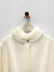 Fortok Loro Piana Salzburg Cape With detachable collar and cuffs in fur Natural Melange - 6