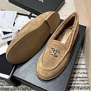 Fortok Chanel loafers in Suede Brown - 4