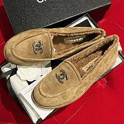 Fortok Chanel loafers in Suede Brown - 5