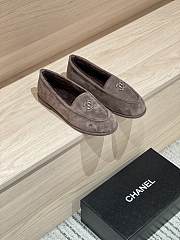 Fortok Chanel loafers in Suede Dark Brown - 1