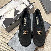 Fortok Chanel loafers in Suede Black - 6