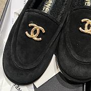 Fortok Chanel loafers in Suede Black - 4
