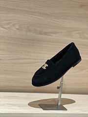 Fortok Chanel loafers in Suede Black - 3