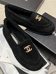 Fortok Chanel loafers in Suede Black - 2