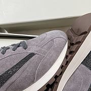 Fortok Brunello Cucinelli suede shearling-trim sneakers Grey - 6