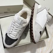 Fortok Brunello Cucinelli sneakers with fur lining Lace-up White - 2
