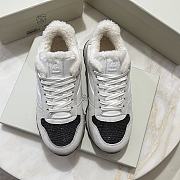 Fortok Brunello Cucinelli sneakers with fur lining Lace-up White - 4