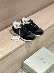 Fortok Brunello Cucinelli sneakers with fur lining Lace-up Black - 1