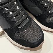 Fortok Brunello Cucinelli sneakers with fur lining Lace-up Black - 3