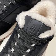 Fortok Brunello Cucinelli sneakers with fur lining Lace-up Black - 2