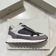 Fortok Brunello Cucinelli shearling-lined suede and Fur runners Grey - 6