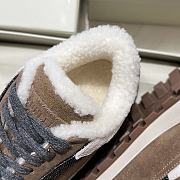 Fortok Brunello Cucinelli shearling-lined suede and Fur runners Brown - 6