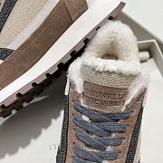 Fortok Brunello Cucinelli shearling-lined suede and Fur runners Beige - 6