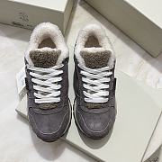 Fortok Brunello Cucinelli sneakers with a suede and Fur Grey - 2