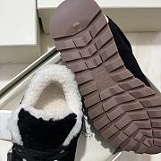 Fortok Brunello Cucinelli sneakers with a suede and Fur Black - 6