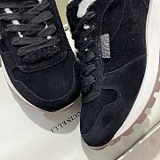 Fortok Brunello Cucinelli sneakers with a suede and Fur Black - 5