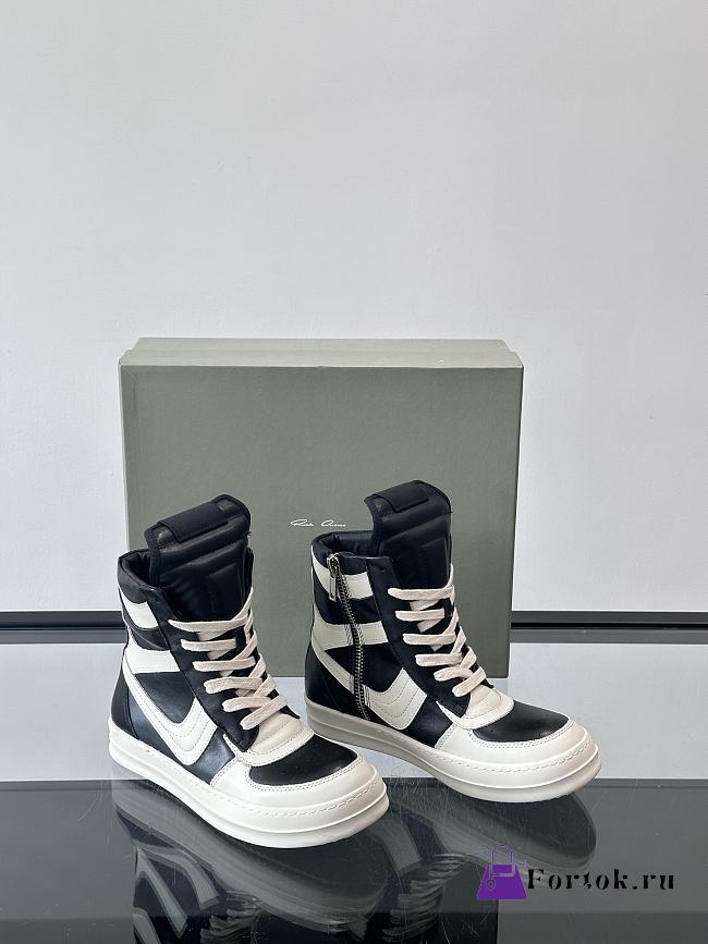 Fortok Rick Owens Geobasket Dunk Black - 1