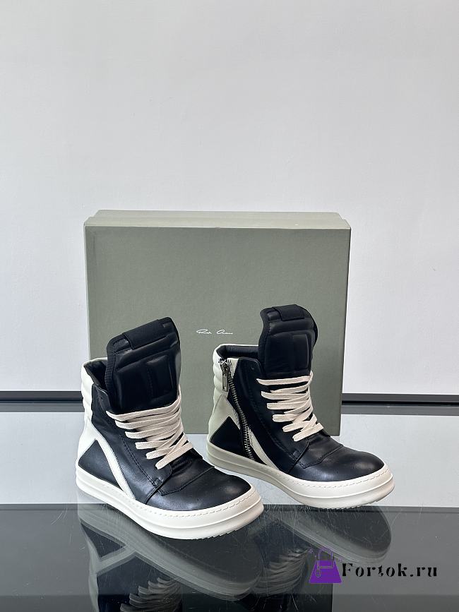 Fortok Rick Owens Geobasket Black - 1