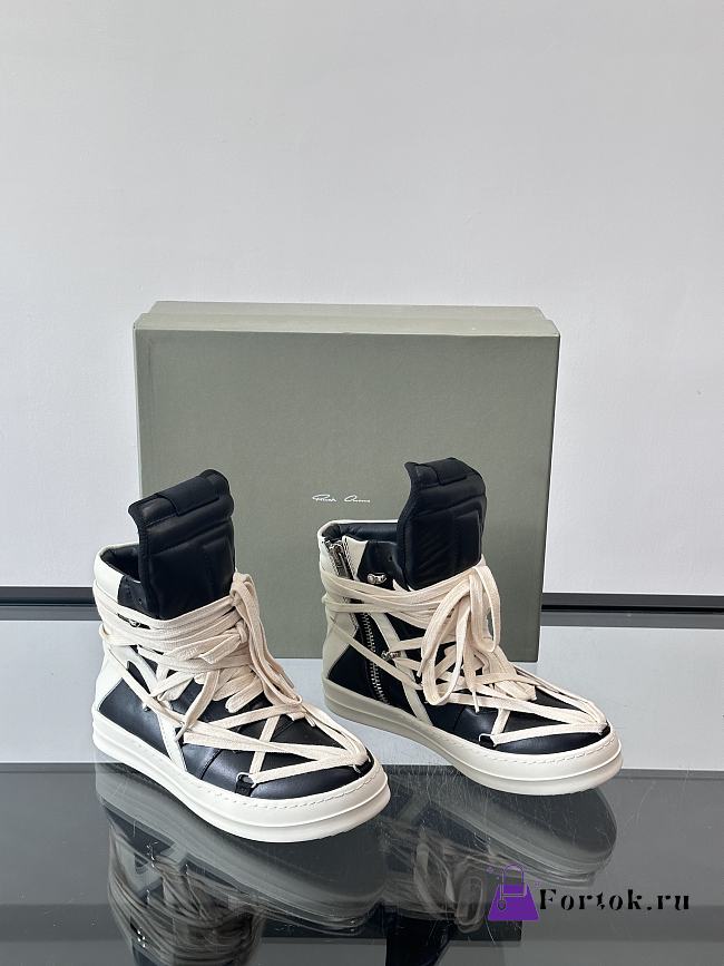 Fortok Rick Owens Geobasket sneakers Black - 1