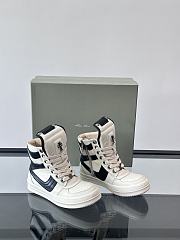 Fortok Rick Owens x Chrome Hearts Geobasket sneakers White - 1
