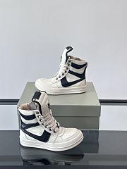 Fortok Rick Owens x Chrome Hearts Geobasket sneakers White - 5