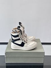 Fortok Rick Owens x Chrome Hearts Geobasket sneakers White - 4