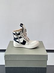 Fortok Rick Owens x Chrome Hearts Geobasket sneakers White - 2