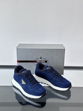 Fortok Prada Prax 01 sneakers Suede Blue
