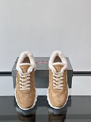 Fortok Prada Prax 01 sneakers Suede Light Brown  - 6