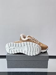 Fortok Prada Prax 01 sneakers Suede Light Brown  - 3