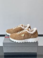 Fortok Prada Prax 01 sneakers Suede Light Brown  - 2