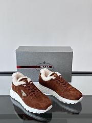 Fortok Prada Prax 01 sneakers Suede Brown - 1