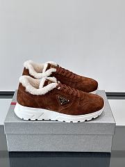 Fortok Prada Prax 01 sneakers Suede Brown - 4