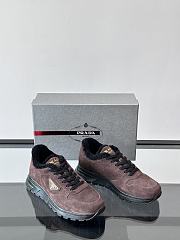 Fortok Prada Prax 01 sneakers Suede Chocolate Brown - 1