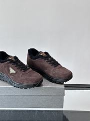 Fortok Prada Prax 01 sneakers Suede Chocolate Brown - 5