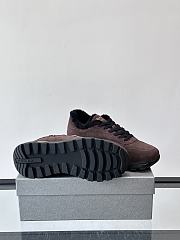 Fortok Prada Prax 01 sneakers Suede Chocolate Brown - 2