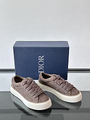 Fortok Dior B33 Spin Sneakers Brown - 1