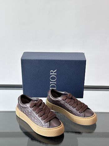 Fortok Dior B33 Spin Sneakers Chocolate Brown