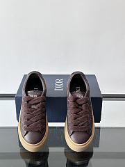 Fortok Dior B33 Spin Sneakers Chocolate Brown - 2