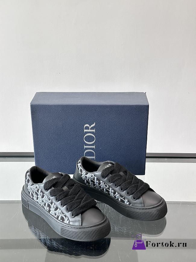 Fortok Dior B33 Spin Sneakers Black - 1