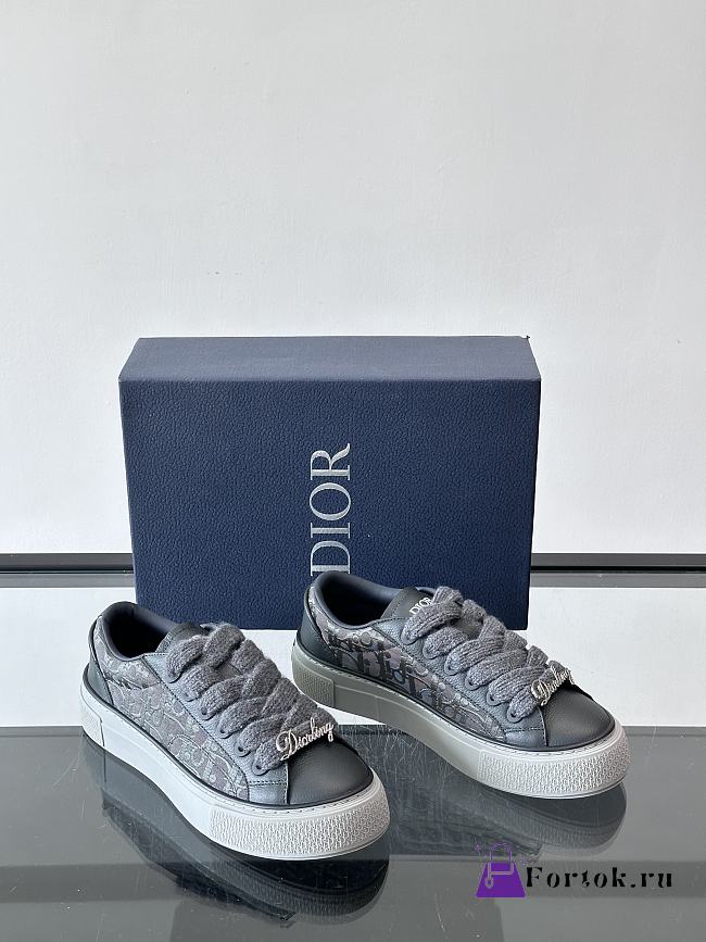 Fortok Dior B33 Spin Sneakers Grey - 1