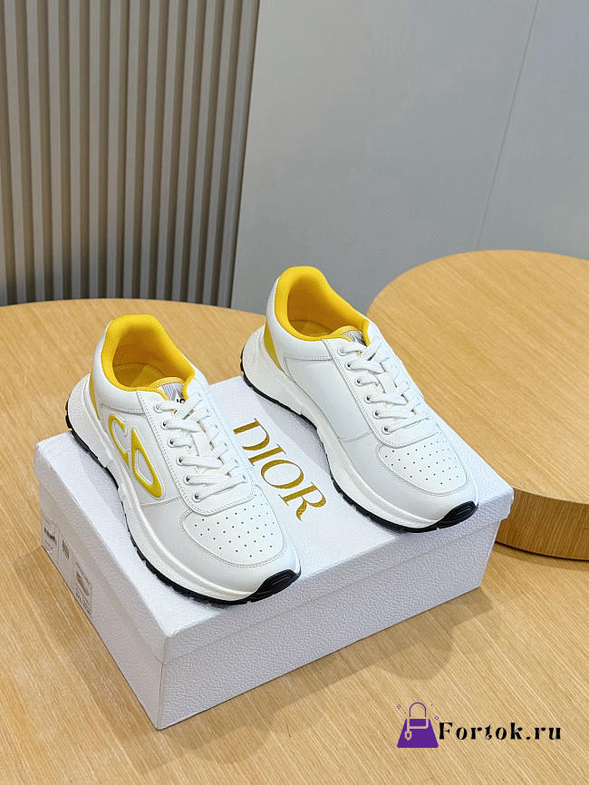 Fortok Dior B30 Countdown sneakers White - Yellow - 1